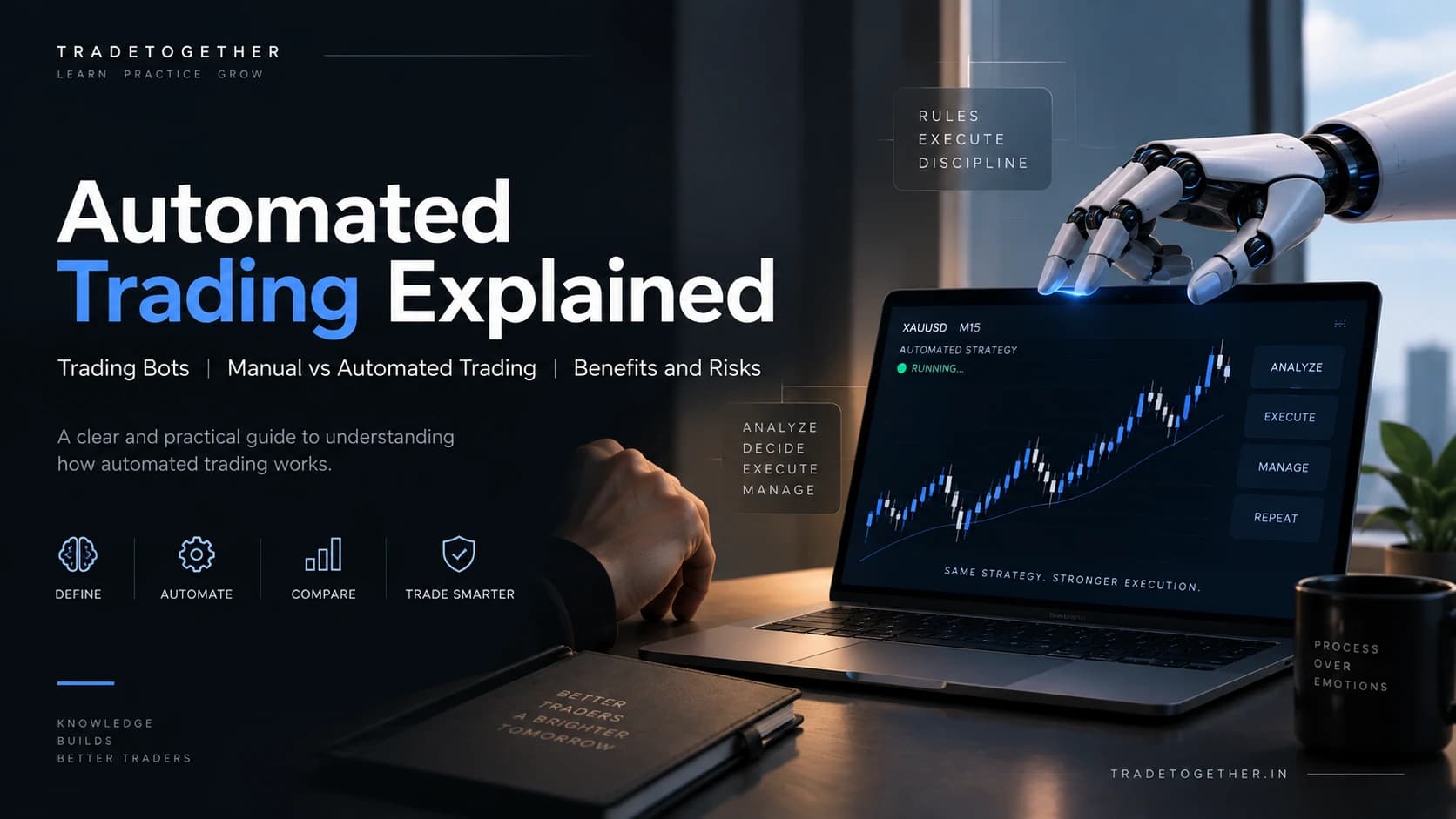 Automated Trading Explained: Trading Bots, Manual vs Automated Trading, Benefits and Risks