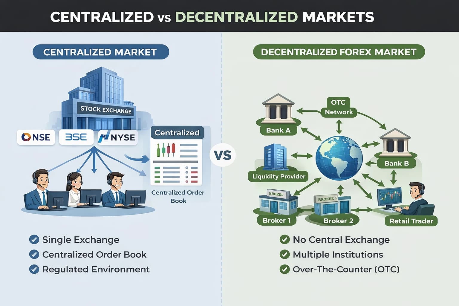 Is Forex Centralized or Decentralized? OTC Market Structure Explained for Beginners - Chapter 4