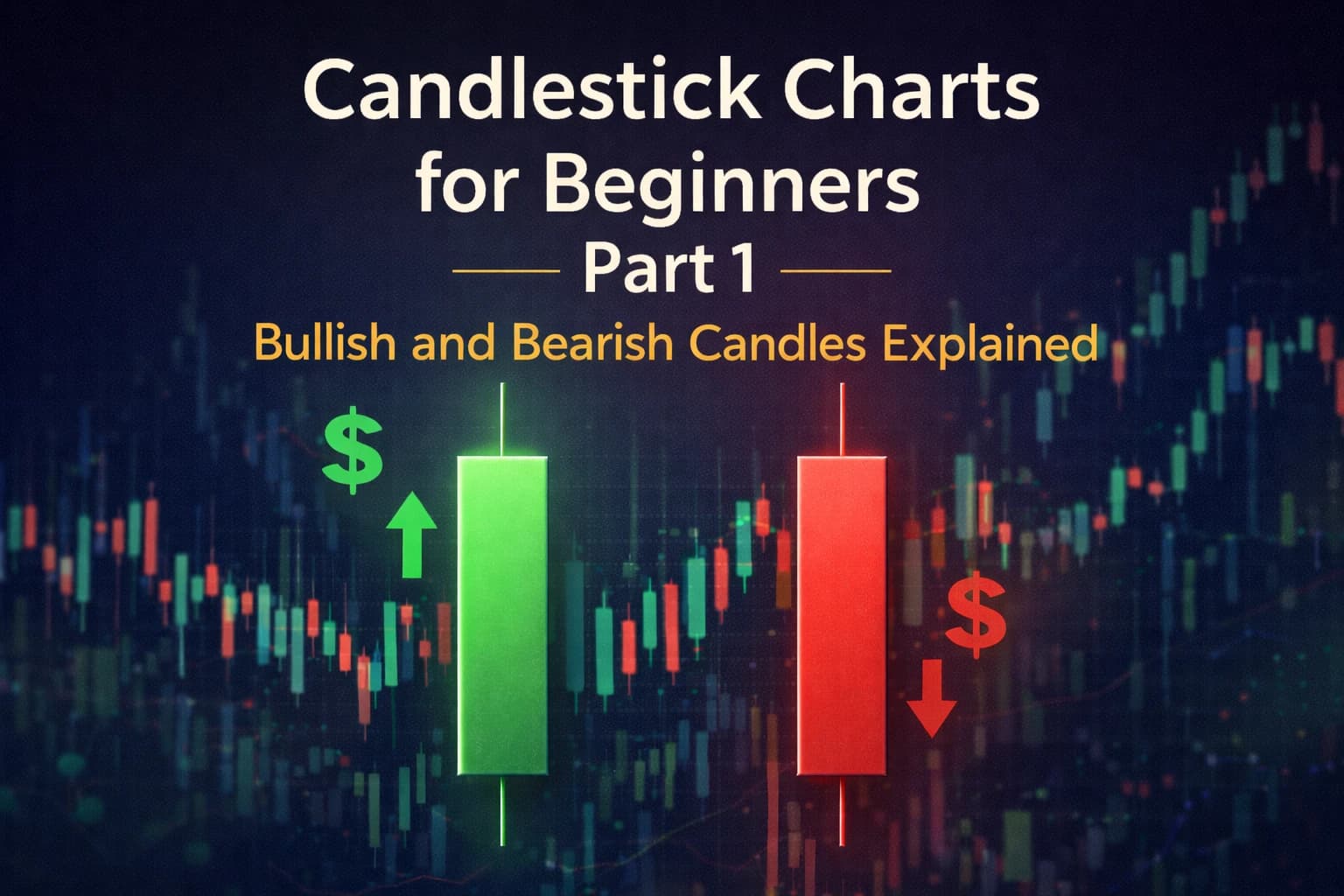 How to Read Candlestick Charts for Beginners: Bullish and Bearish Candles Explained (Chapter 8 β Part 1)