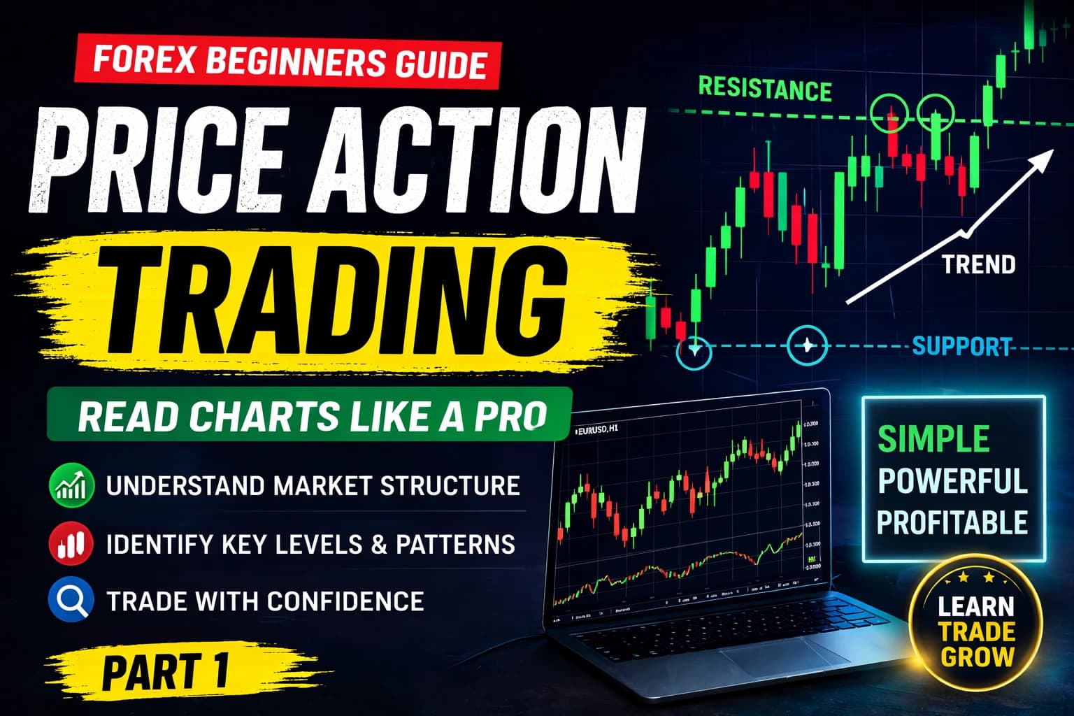 Chapter 20: Price Action Trading Explained for Forex Beginners (Chart Reading Guide) β Part 1