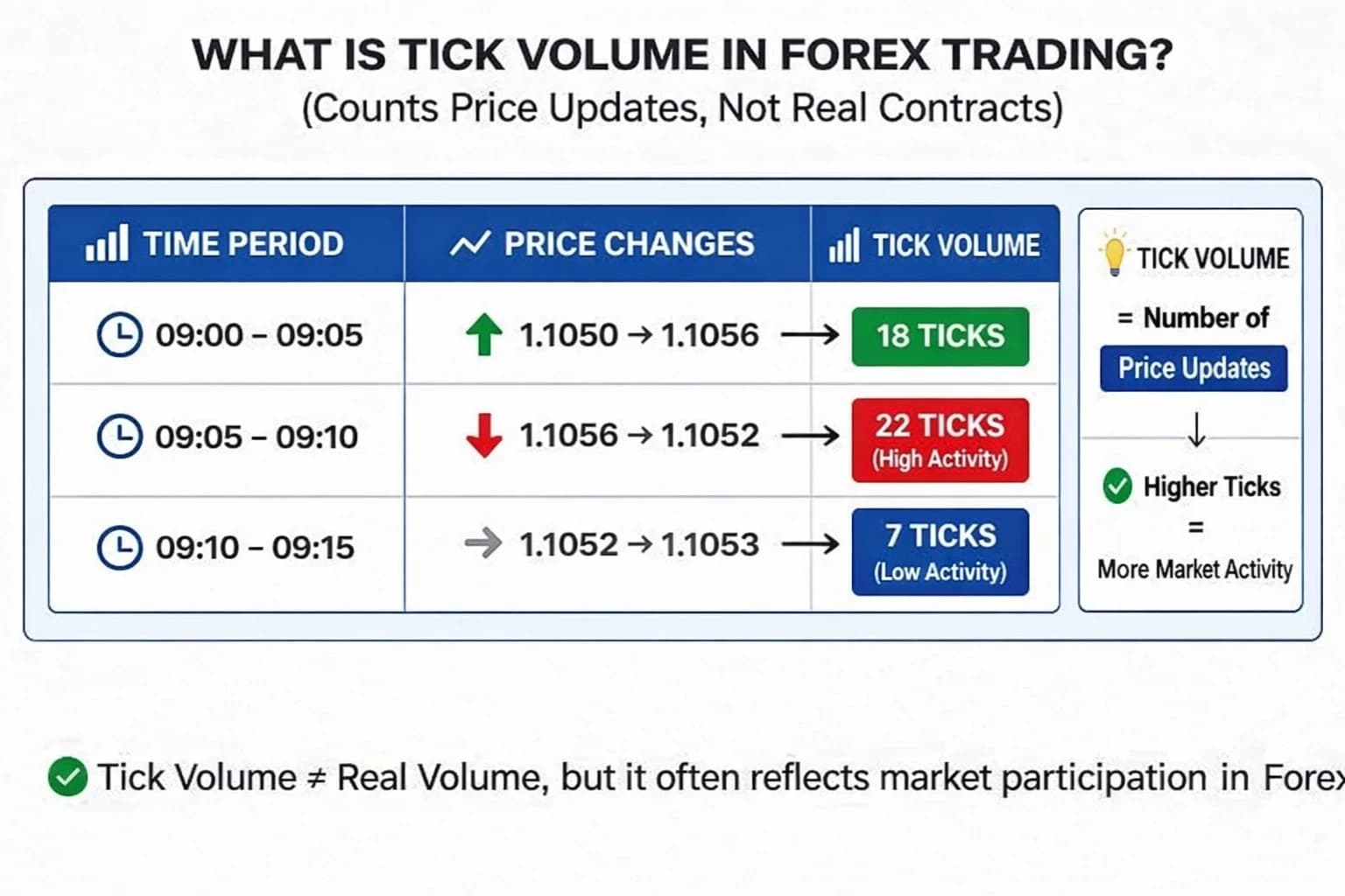 Chapter 13: Understanding Volume in Forex Trading: A Beginner Guide to Tick Volume and Market Activity