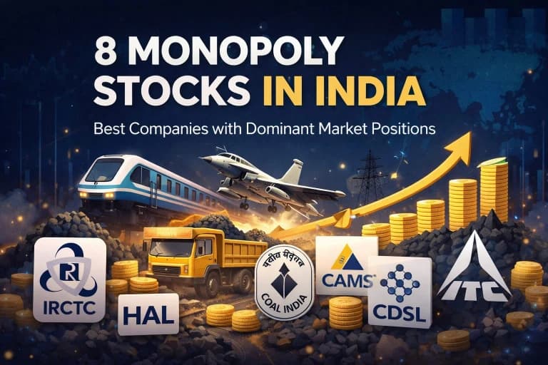 8 Monopoly Stocks in the Indian Stock Market — Meaning, Advantages & Business Breakdown